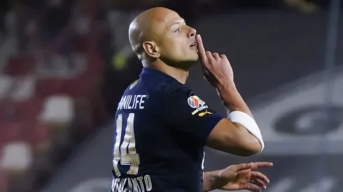 San Luis se burló de Chicharito Hernández.