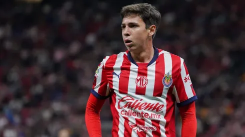 Zapopan, Jalisco, 25 de enero de 2025. , durante el partido correspondiente a la jornada 3 del torneo Clausura 2025 de la Liga BBVA MX, entre las Chivas Rayadas del Guadalajara y los Tigres de la UANL, realizado en el estadio Akron. Foto: Imago7/ Hugo Ramírez