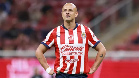 Chicharito Hernández fue el primero irse tras la victoria de Chivas.