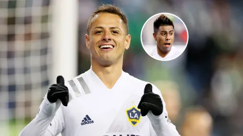 Javier Hernández y Efraín Álvarez fueron compañeros de equipo en LA Galaxy.
