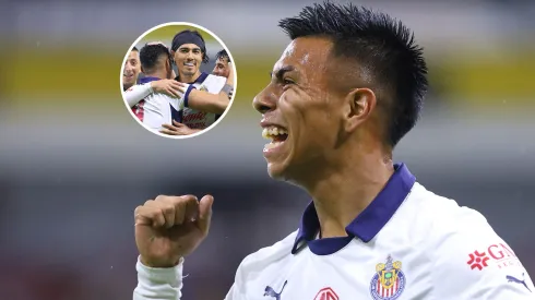 Efraín Álvarez anotó un golazo para Chivas y así reaccionaron sus compañeros.