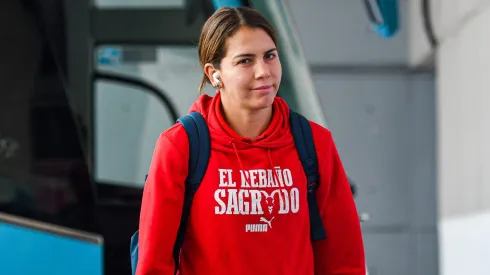 Alicia Cervantes no completó el partido contra Juárez por un golpe en un tobillo.