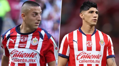 Roberto Alvarado y Alan Pulido no encuentran el nivel en el ataque de Chivas.