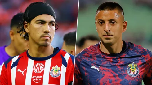 Erick Gutiérrez y Roberto Alvarado fueron dos de los apuntados por la afición de Chivas ante el mal momento.