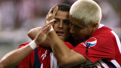 Chicharito con Chivas antes de irse a Europa.