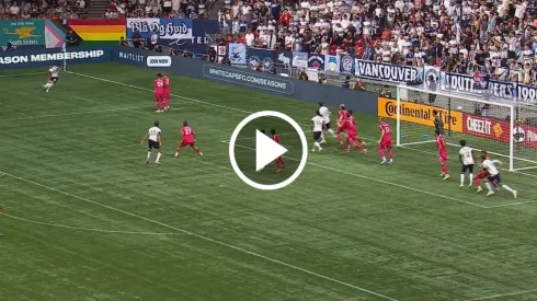 Daniel Ríos marcó el empate parcial en el triunfo de Vancouver Whitecaps.