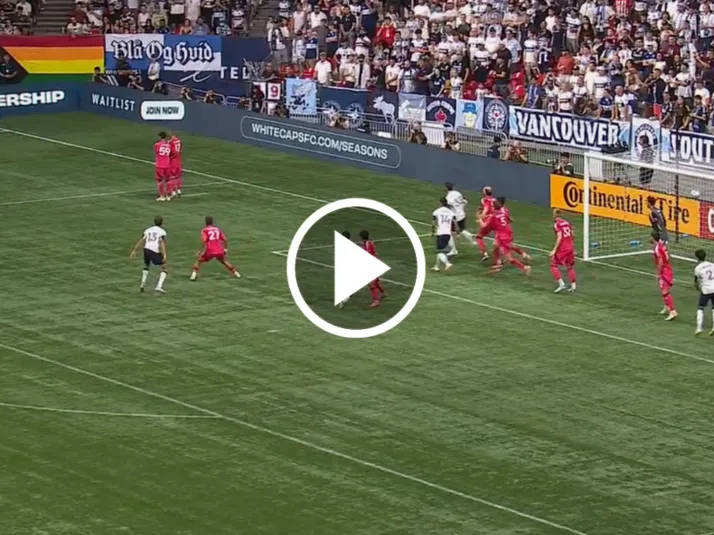 Gran gol de Daniel Ríos para Vancouver Whitecaps en la MLS