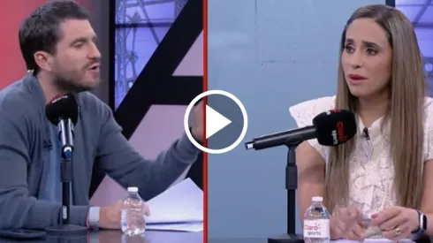 La comentarista de Claro Sports se enfureció con Félix Fernández.