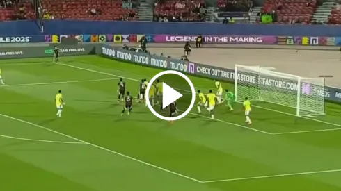 Gran cabezazo de Diego Ochoa le dio el empate a la Selección Mexicana Sub 20 ante Brasil.