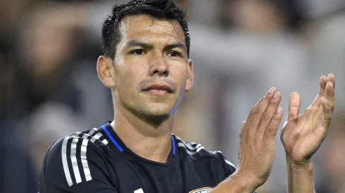 SAN DIEGO, CALIFORNIA – SEPTEMBER 27: Hirving Lozano #11 of San Diego FC acknowledges the crowd after leaving the game in a substitution during the second half against the San Jose Earthquakes at Snapdragon Stadium on September 27, 2025 in San Diego, California. (Photo by Orlando Ramirez/Getty Images)