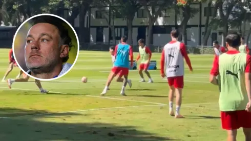 Hugo Camberos parece no convencer a Milito.