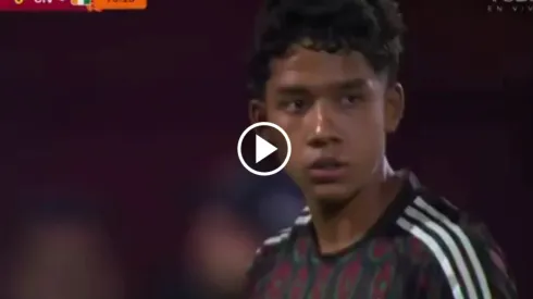 Asistencia de Gael García en la victoria de México Sub-17 ante Costa de Marfil.