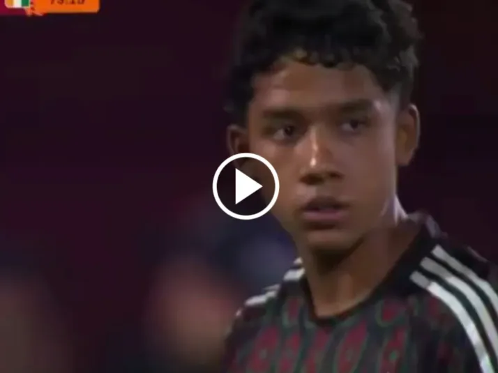 Asistencia de Gael García en la victoria de México Sub-17