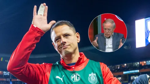 La defensa de Joserra para Chicharito Hernández.