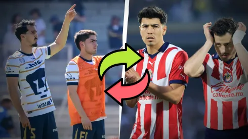 ¿Chivas y Pumas cocinan un intercambio de jugadores?