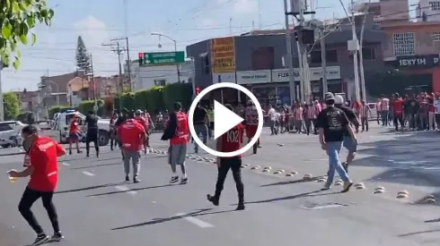 Así fue el enfrentamiento entre la barra de Chivas e Irapuato.