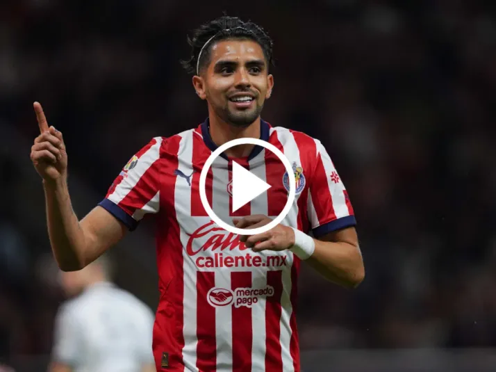 El primer gol de Ricardo Marín en su segunda etapa de Chivas