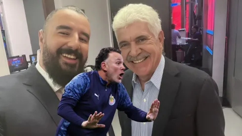 Álvaro Morales, Ricardo Ferretti y Gabriel Milito