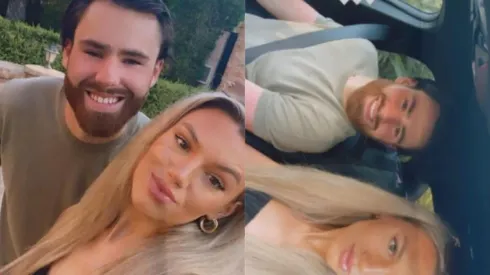 Un enamorado Brereton comparte imágenes de sus vacaciones junto a su polola