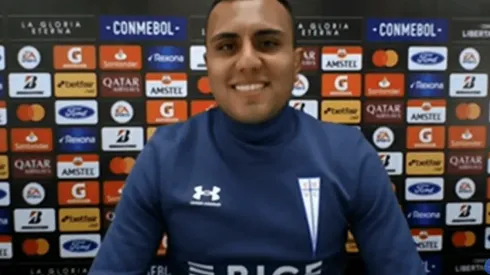 Juan Leiva espera que sea un partido favorable para los cruzados.