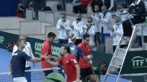 Barrios y Tabilo pierden en el dobles ante Eslovaquia