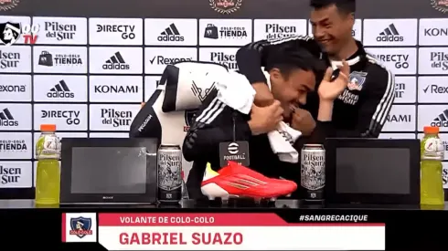 Morales cobra venganza a Suazo durante la conferencia de prensa.