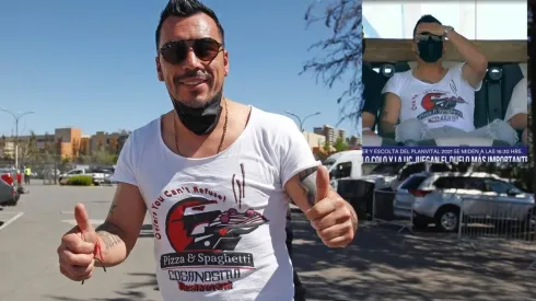 Esteban Paredes llega al Monumental a ver al Cacique ante la UC