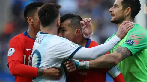 Los cabezazos de Medel y Messi en la Copa América 2019