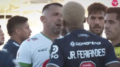 Los jugadores fueron separados por sus propios compañeros