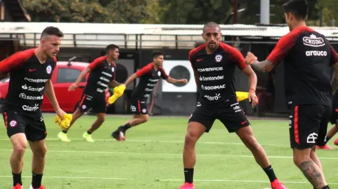 La Roja entrenó en Estados Unidos.