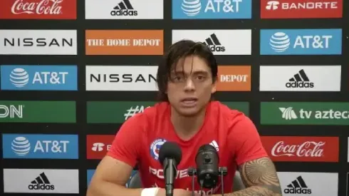 Joaquín Montecinos atendió los micrófonos post empate ante México.