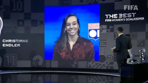 ¡Christiane Endler gana el premio The Best 2022!.