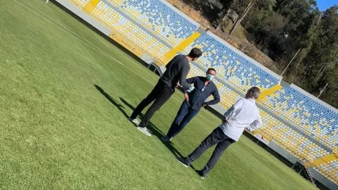Martín Lasarte recorrió el Sausalito de cara al partido ante Uruguay