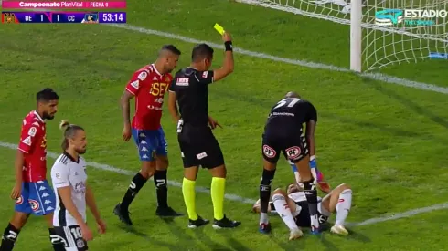 Rodrigo Carvajal amonestó con tarjeta amarilla a Gabriel Costa por simulación
