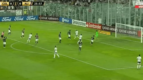 Video: Gol de Lucero para abrir el marcador a favor de Colo Colo.