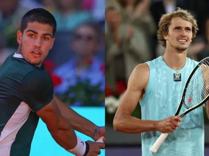Alcaraz vs Zverev: Qué canal transmite EN VIVO y emite por STREAMING la final del Masters 1000 de Madrid