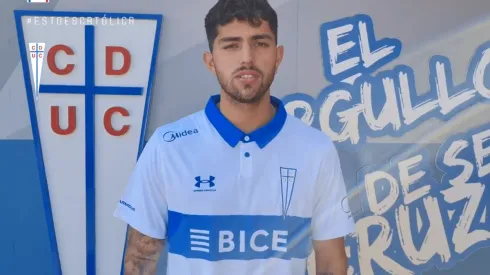 González llega ilusionado a la UC: “Lo que yo quería llegar a esta institución”.