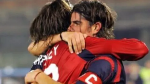 Larrivey y López fueron compañeros en su paso por Italia.