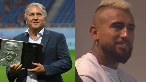 Zico le aconsejó a Vidal de tener una buena vida para aguantar los partidos de Flamengo.