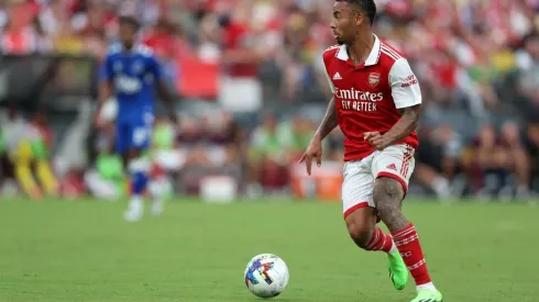 Gabriel Jesús en el amistoso frente a Everton