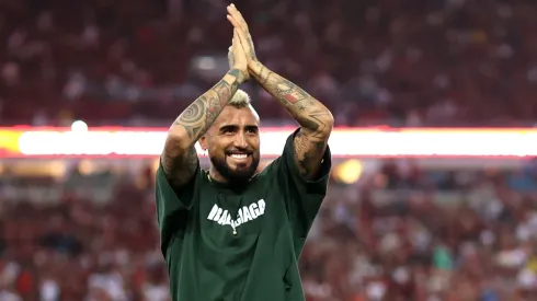 Arturo Vidal ya marcó su primer gol con el Flamengo.