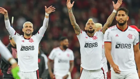 Arturo Vidal fue titular en la victoria del Flamengo