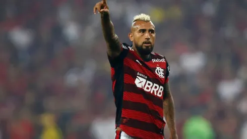 Vidal fue participe de la victoria de Flamengo en Copa Libertadores