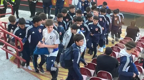 Los jugadores de la divisiónes inferiores que apoyaran a la U.