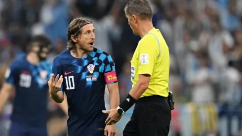 Luka Modric se lanzo en contra del juez italiano