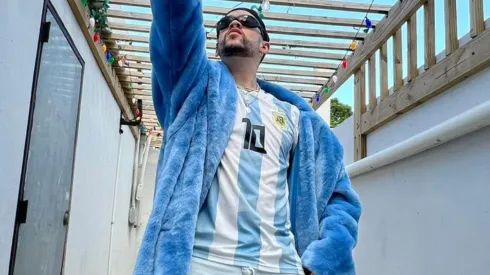 El boricua celebró el título argentino en Qatar