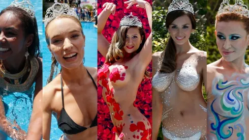 Betsy Camino, Kika Silva, Luli, Jhendelyn Núñez y Sigrid Alegría, las últimas Reinas en la historia del Festival de Viña.