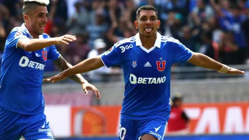 Chorri Palacios celebra su segundo gol en el torneo.