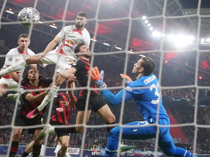 Manchester City y Leipzig no se sacan ventaja en la Champions