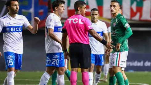 Nicolás Gamboa tuvo un polémico arbitraje en el último Audax-UC.